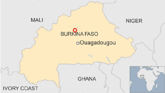 Karte burkinafaso